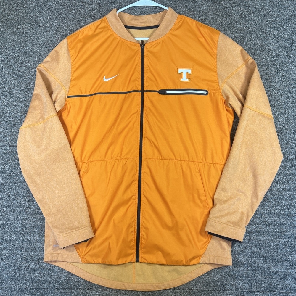 Nike Tennessee Vols 1/4 Zip Shirt Mens Size Large Orange Long-Sleeve NCAA